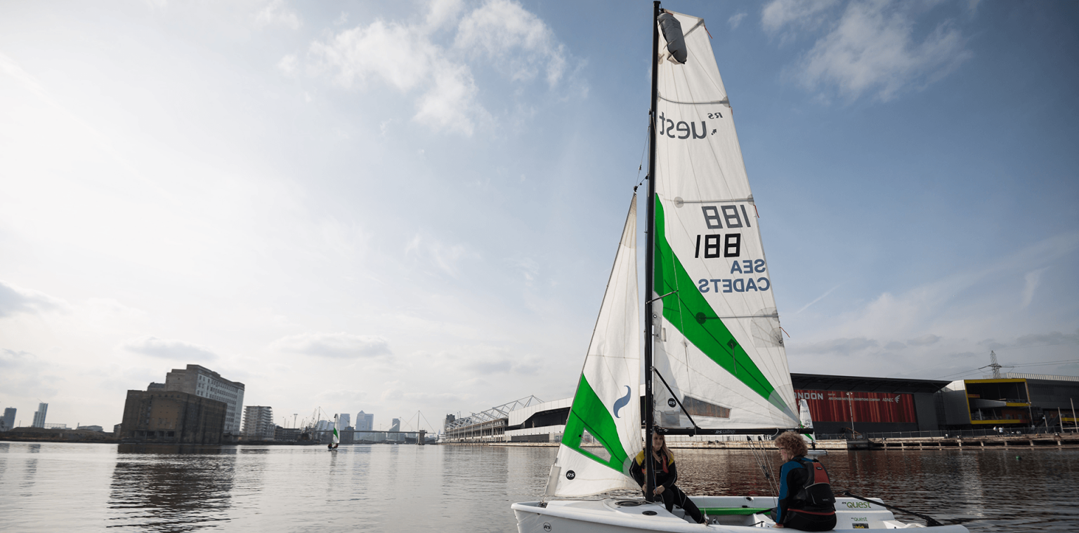 This Girl Can Sailing on the tidal Thames