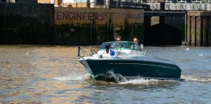 Boating on the tidal Thames