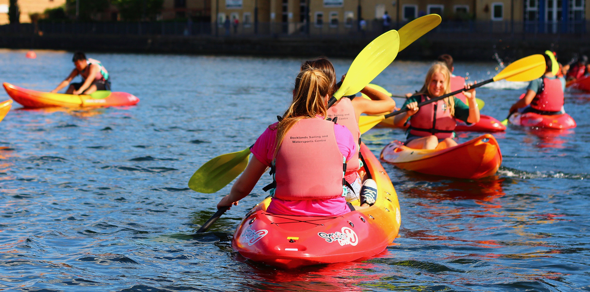 Kayaking at Docklands Watersports Centre