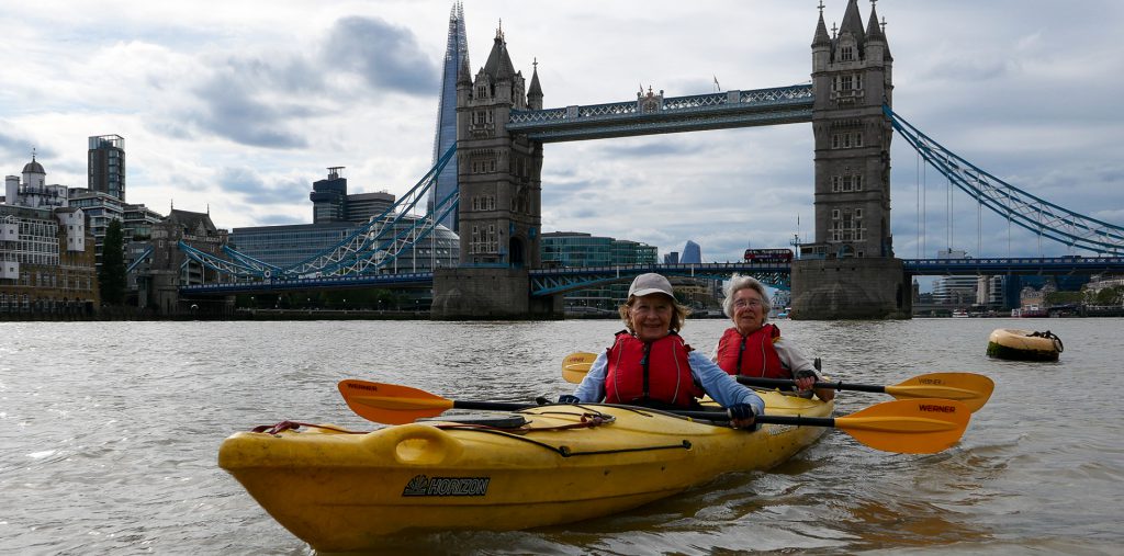 Explore central London by kayak with London Kayak Company